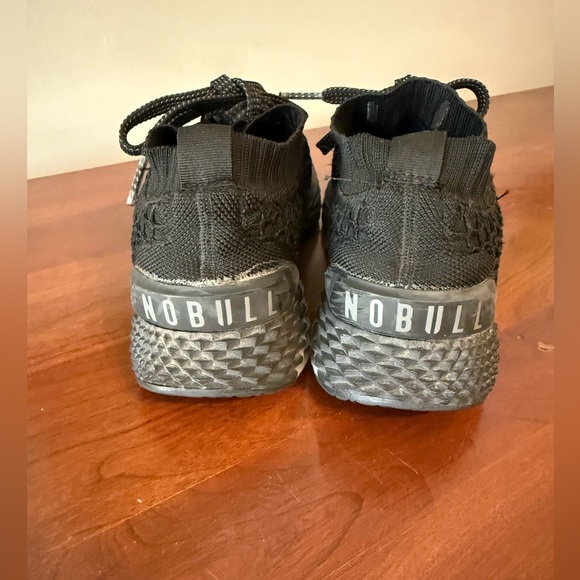 NOBULL Knit Runner Sneakers Black | Sock Style Trainer | Women’s Size W10/M8.5 - Picture 3 of 10
